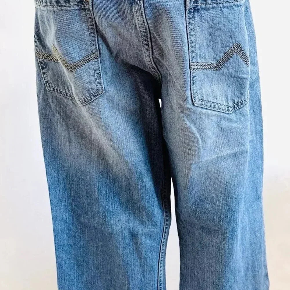 DKNY JEANS Women Bootcut Mid-Rise Cotton Denim Blue Jeans Pants Size 30X30 - Picture 6 of 13